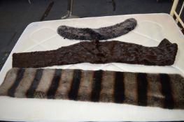Three Fur Tippets Including a Beber Synthetic etc.