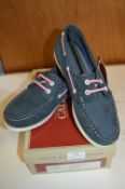 Catesby Ladies Deck Shoes (Navy) Size: 7