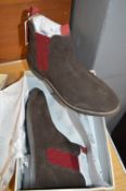 Catesby Gents Suede Ankle Boots (Brown) Size: 11