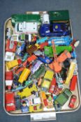 Tray Lot of Playworn Diecast Metal Cars; Matchbox,