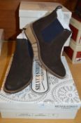 Silverstreet Ladies Ankle Boots (Brown/Navy) Size: