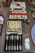Boxed Plated Spoon Sets etc.