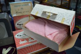 Three Boxed Vintage Super A Blankets plus a Vintag