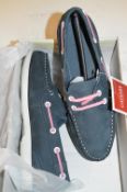 Catesby Ladies Deck Shoes (Navy) Size: 6
