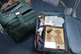 Two Carry On Suitcases and Contents