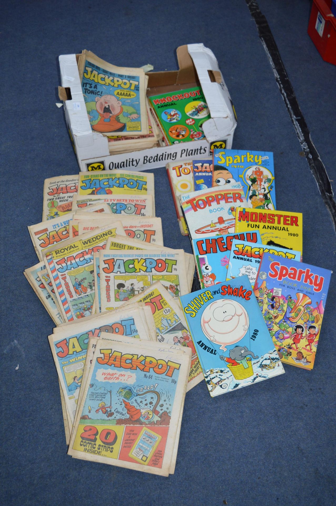 Vintage Comics and Children's Annuals, Jackpot, et