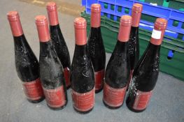 Eight of Bor Forras Hungarian Red Wine