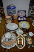 Decorative China Vases, Dishes, etc.