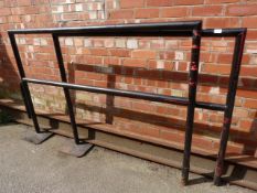 *Two Sections of Metal Barrier