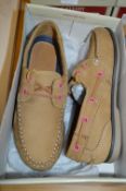 Catesby Ladies Deck Shoes (Tan) Size: 6
