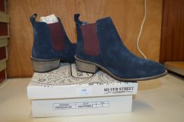 Silverstreet Ladies Ankle Boots (Purple/Navy) Size