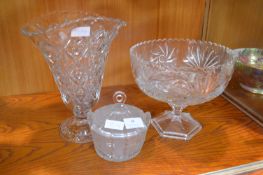 Glass Vases, Fruit Bowl, etc.