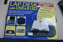 Laptop Desk with USB & 8 LED