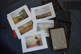 Portfolio of Turner Prints plus Frames