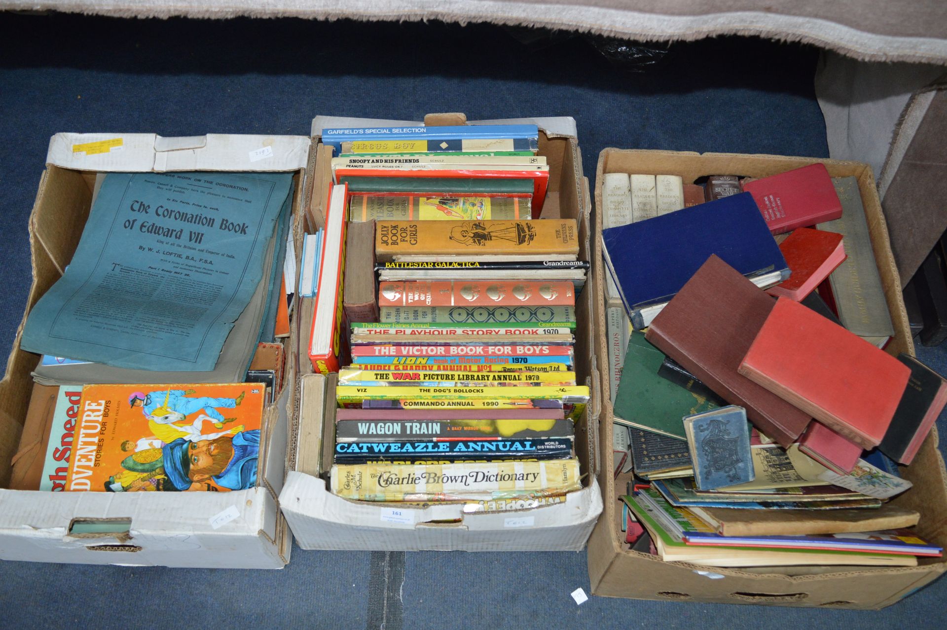 Three Boxes of Vintage Books Including Children's