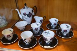 Royal Albert Masquerade Pattern Coffee Set 15 Piec