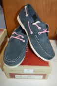 Catesby Ladies Deck Shoes (Navy) Size: 7