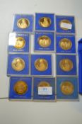 Twelve William Wilberforce Bronze Medallions