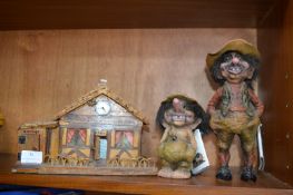 The Old English Tea Shop and a Pair of Trolls
