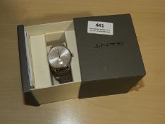 *Gant Ladies Wristwatch with S/S Strap, Rose Gold & S/S Face