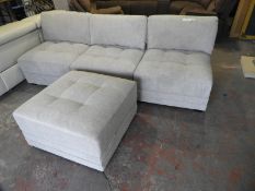 *Bailey 5pc Faux Suede Sectional Sofa