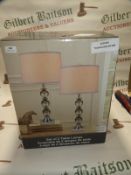 *Crystal Lamp Set 2pk