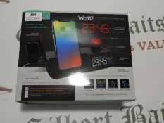 *Wattz 3 In 1 Alarm Clock with Cordless Charger & Projector