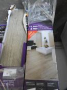 *Three Pack of 1.162m² Grey Laminate Flooring