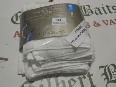 *Charisma Towels 4pk (White)