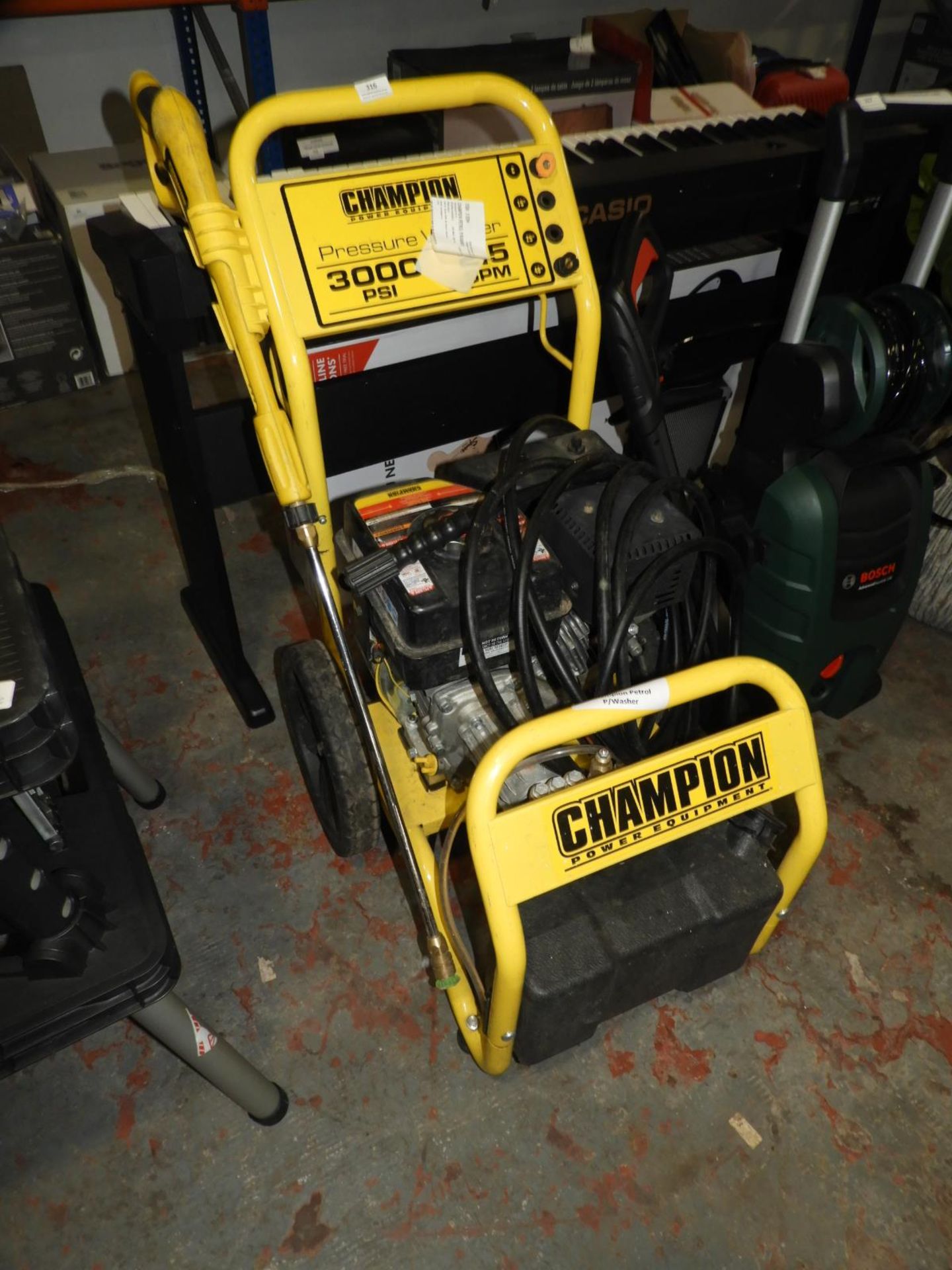 *Champion Petrol Driven 3000psi Pressure Washer