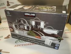 *Kirkland 13pc Stainless Steel Cookware Set