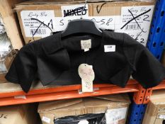 15 Size: 3-4 Years Mini Shrug Black Tops