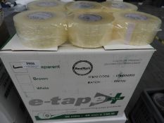 *72 Rolls of Clear Parcel Tape
