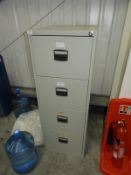 *Four Drawer Foolscap Filing Cabinet - Grey