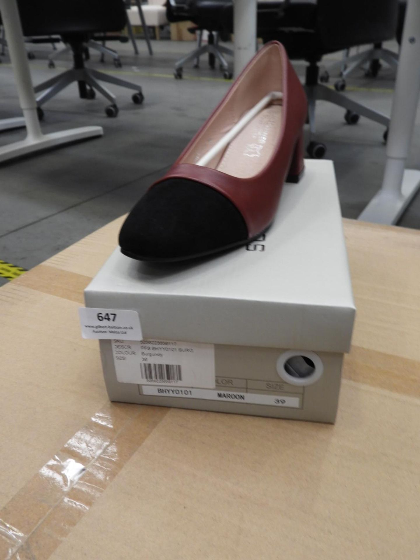 *Labottine Ladies Burgundy Shoes Size: 39