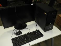 *Zoostorm Desktop Computer with Flatscreen Monitor, Keyboard & Mouse