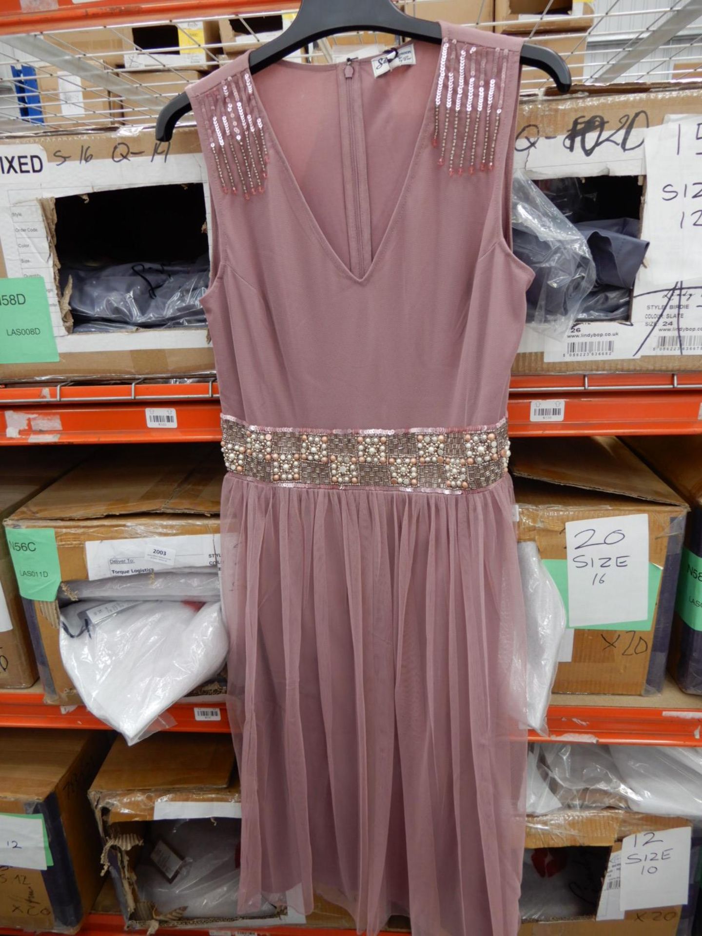 *20 Size: 18 Bebe Rose Sequin Dresses