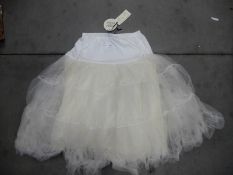 *30 Lindy Bop Cream Petticoats Sizes: 8-14