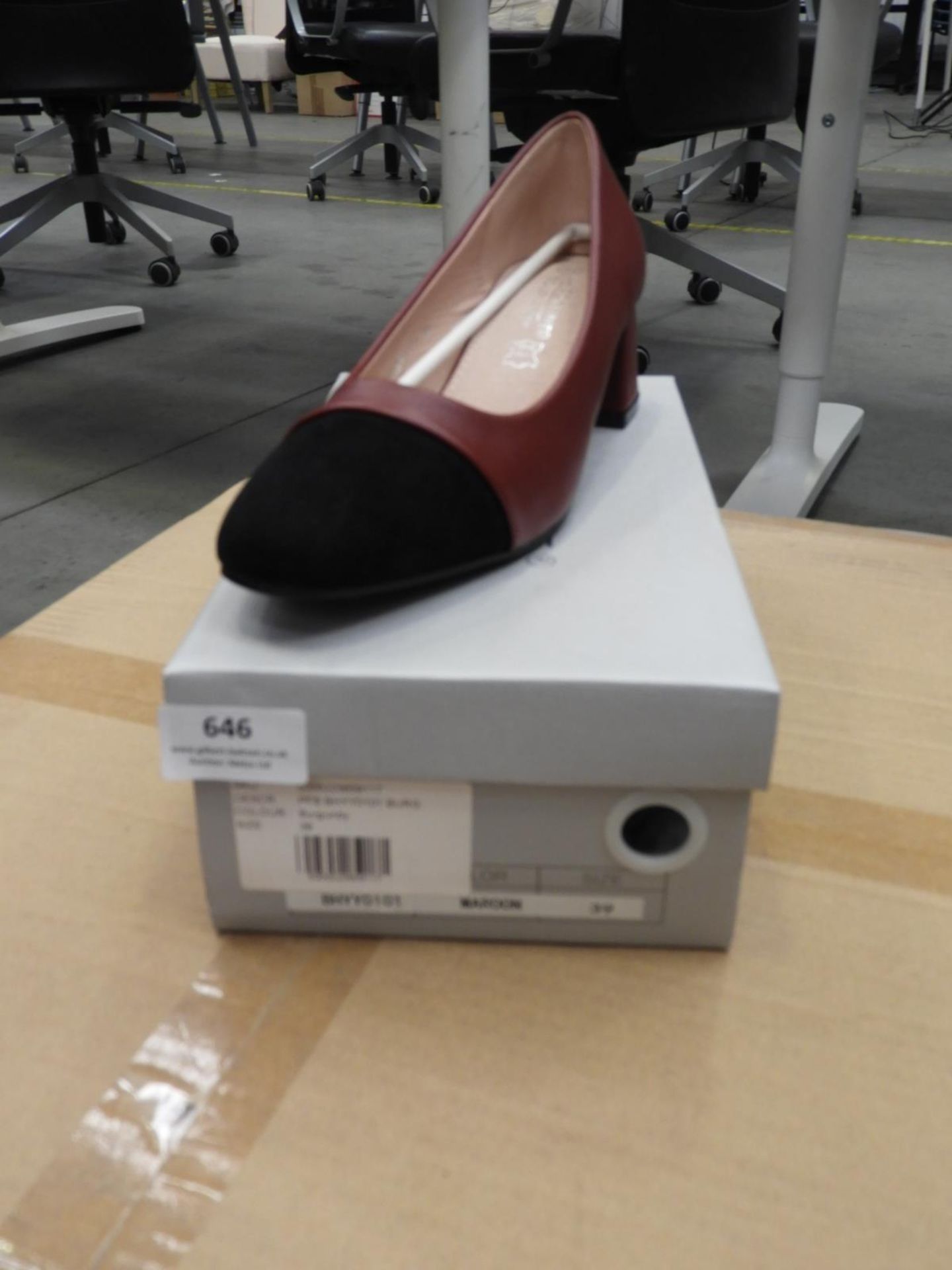 *Labottine Ladies Burgundy Shoes Size: 39