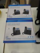 *Two Grandstream HD IP Telephones Model GX1620/1625