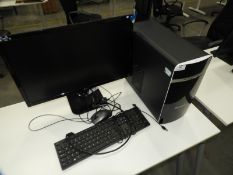 *Zoostorm Desktop Computer with Flatscreen Monitor, Keyboard and Mouse