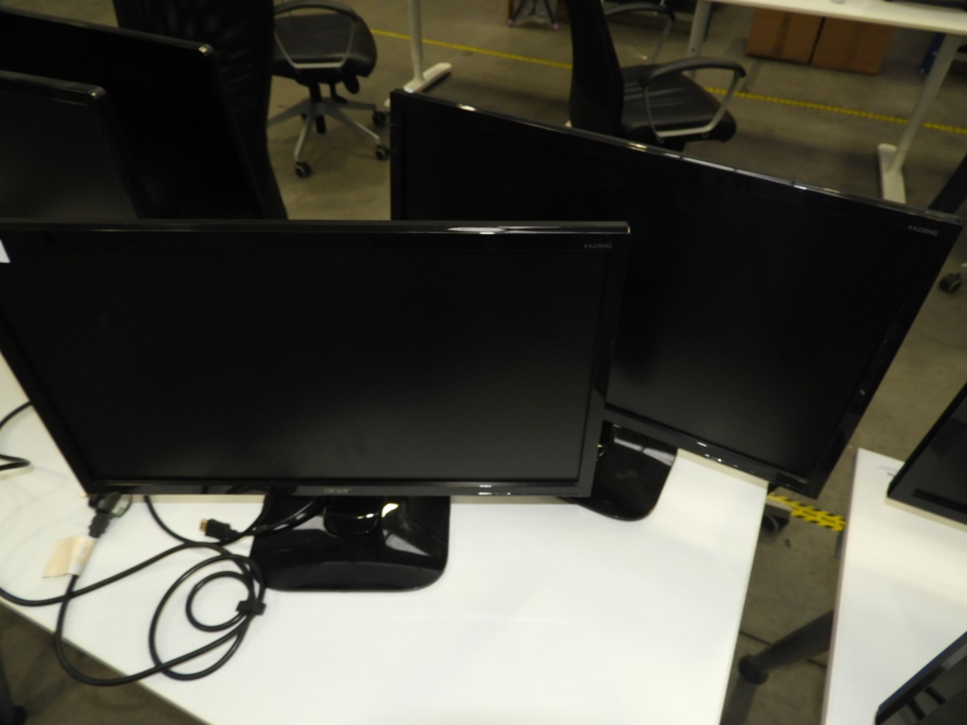 *Pair of Acer LCD Flatscreen Monitors Model KA220HQ