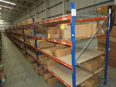 *10 Bays of Medium Duty Merchandise Racking Comprising of 11 Uprights and 80 Beams - 6ft Wide x 4ft