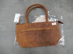 *Scaramanga Vintage Style Leather Handbag