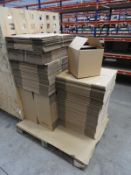 *Quantity of New Flat Cardboard Boxes