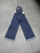 *11 Leigh Indigo Denim Dungarees Size: 18