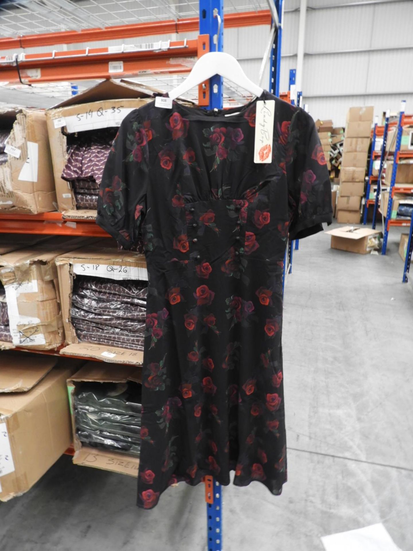 *7 Lindy Bop Amelia May Vintage Style Dress (Rusti