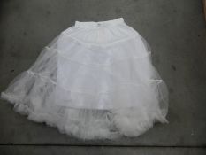 *30 Lindy Bop White Petticoats Sizes: 8-14
