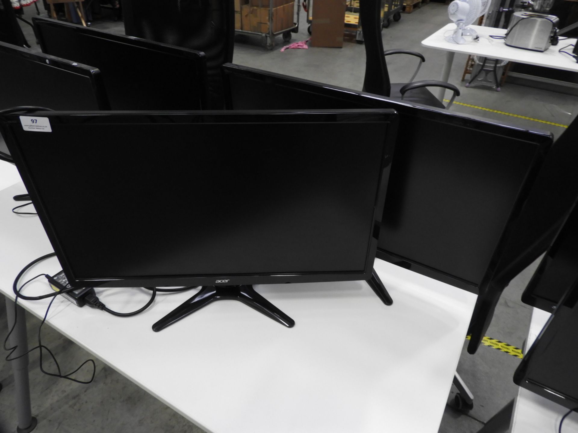 *Pair of Acer Flatscreen LCD Monitors Model G246HL