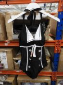 *7 Size: 8 Melody Vintage Style Swinsuits (Black &